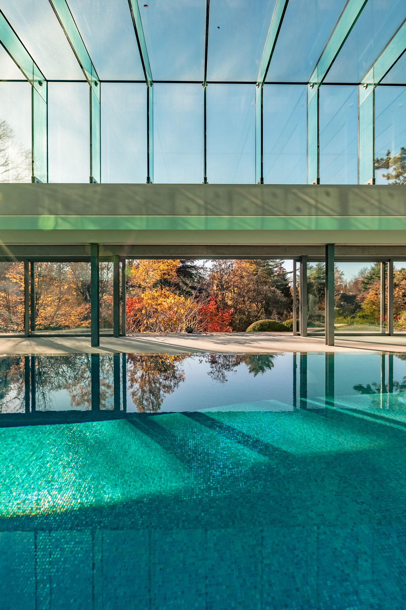 architecture et aménagement d'intérieur projet fond roy - piscine